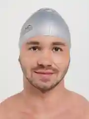 Серебряный шапочка для плавания взрослая