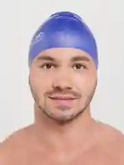Лазурный шапочка для плавания взрослая