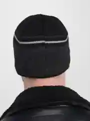 Индиго шапка бини мужская зимняя
