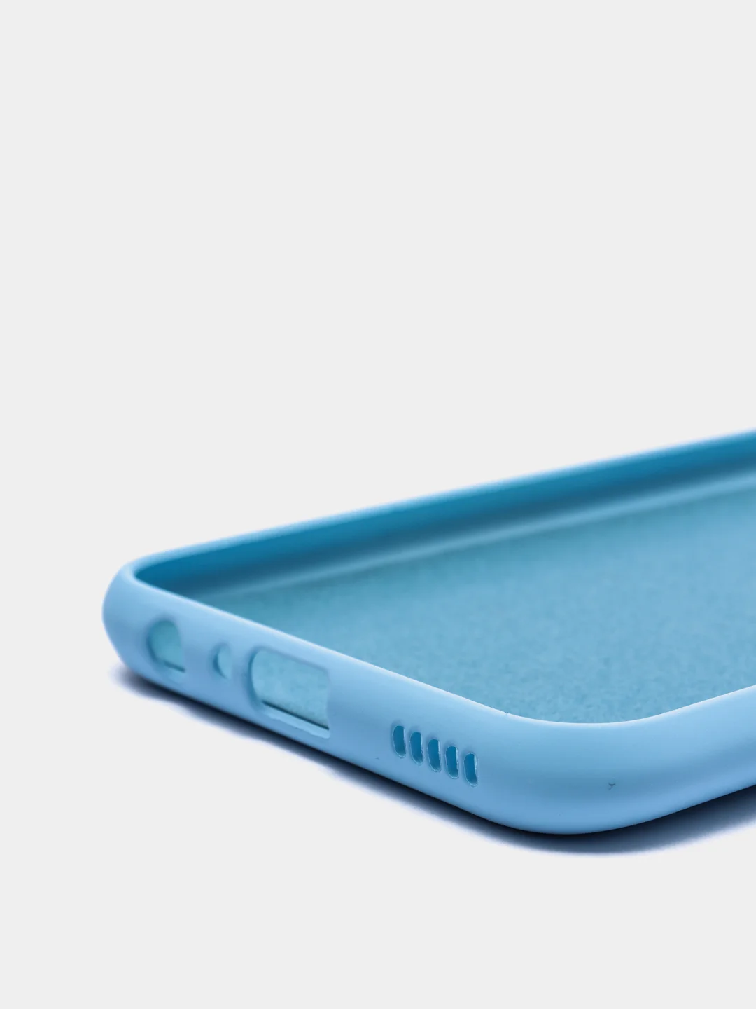 Небесно-голубой чехол Honor 10 lite / P Smart 2019, Хонор 10 лайт, Silicone Cover с закрытым низом