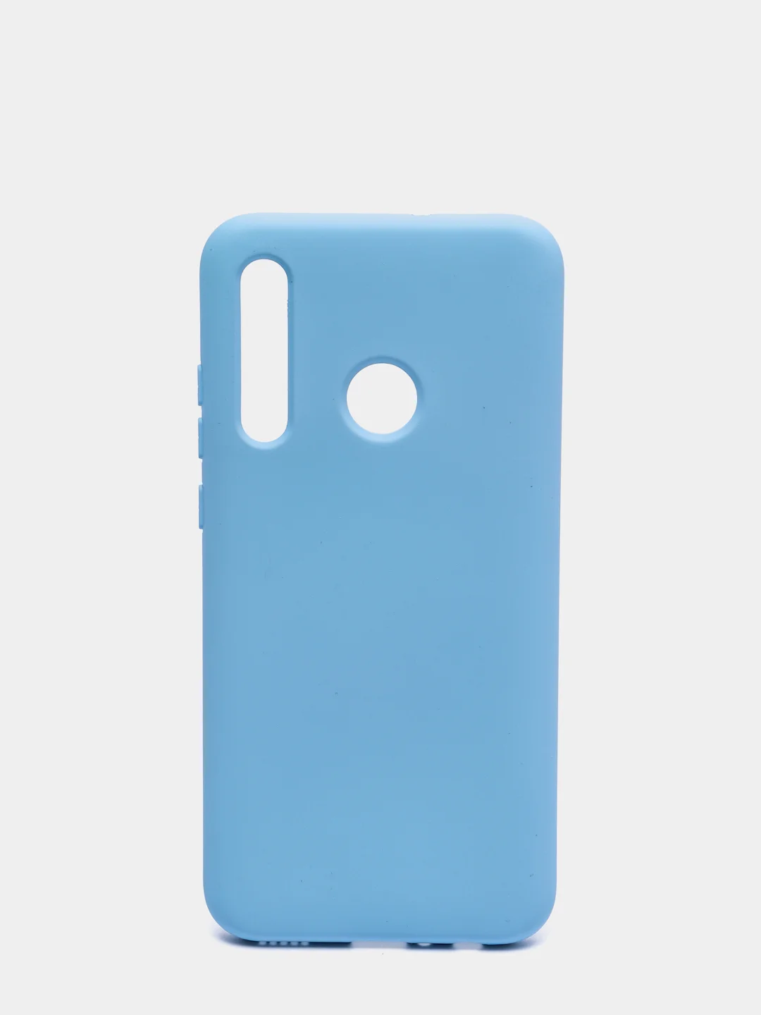 Небесно-голубой чехол Honor 10 lite / P Smart 2019, Хонор 10 лайт, Silicone Cover с закрытым низом