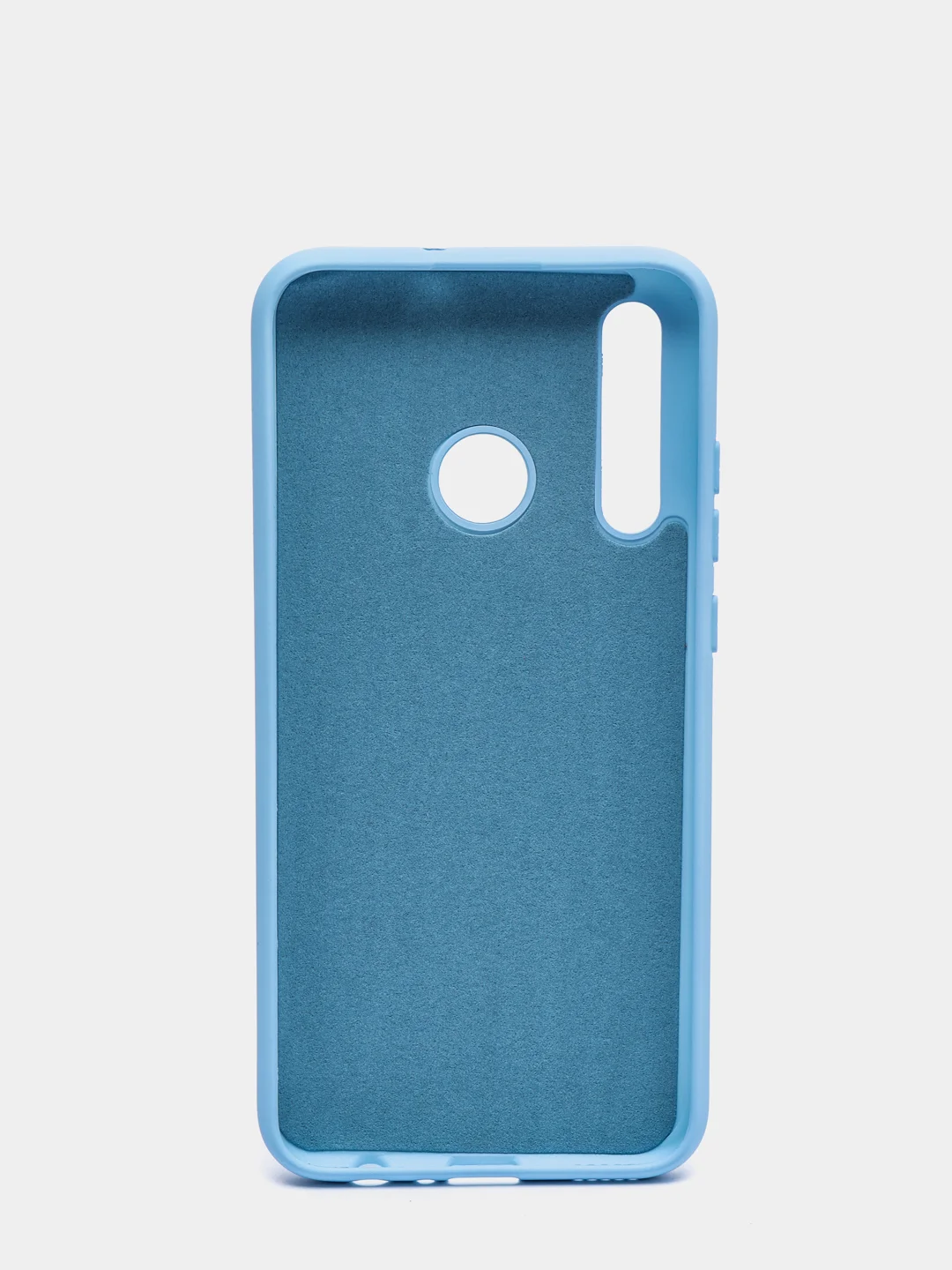 Небесно-голубой чехол Honor 10 lite / P Smart 2019, Хонор 10 лайт, Silicone Cover с закрытым низом