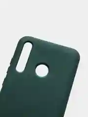 Зеленый чехол Honor 10 lite / P Smart 2019, Хонор 10 лайт, Silicone Cover с закрытым низом