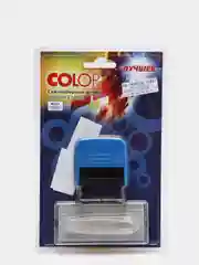 Штамп автоматический самонаборный 4 строки 1 касса Colop Printer C20-SET синий