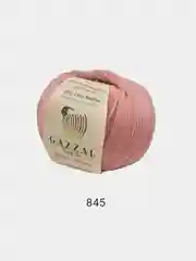 Конфетный пряжа  Gazzal Baby Wool  20% Кашемир 40% Акрил 40% Мериносовая шерсть 50г 175м