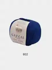 Темно-синий пряжа  Gazzal Baby Wool  20% Кашемир 40% Акрил 40% Мериносовая шерсть 50г 175м