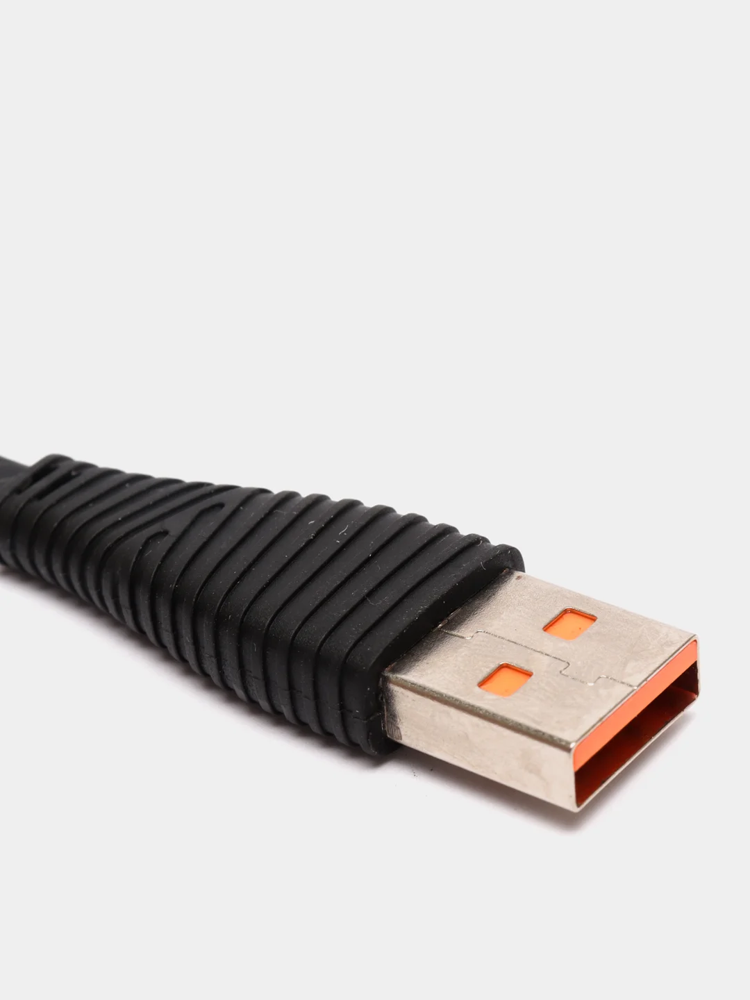 Черный кабель для зарядки LENYES LC 25см Lightning , Type-C, micro-USB