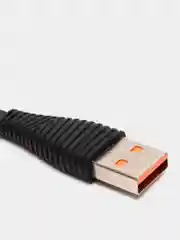Черный кабель для зарядки LENYES LC 25см Lightning , Type-C, micro-USB