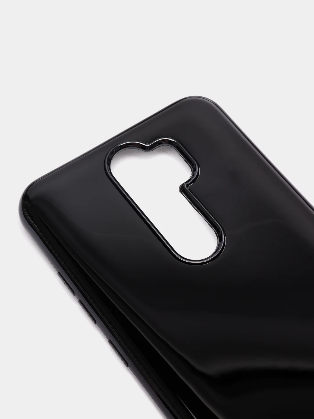 Черный чехол Xiaomi Redmi Note 8 Pro, Сяоми Редми Нот 8 Про силиконовый с глянцевой рамкой