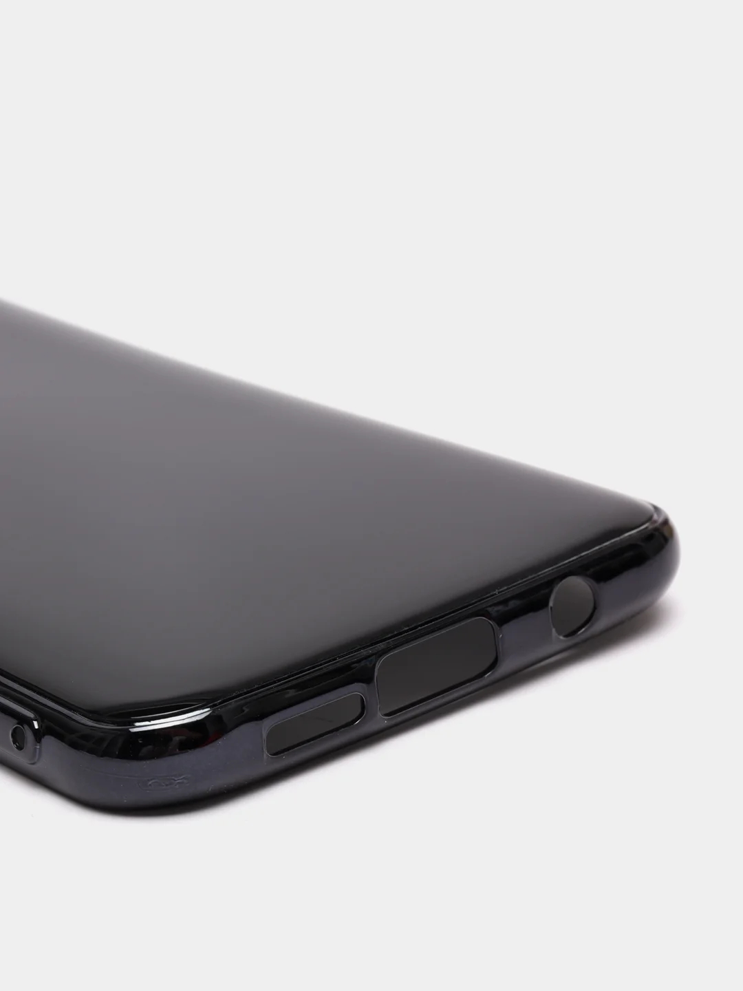 Черный чехол Xiaomi Redmi Note 8 Pro, Сяоми Редми Нот 8 Про силиконовый с глянцевой рамкой