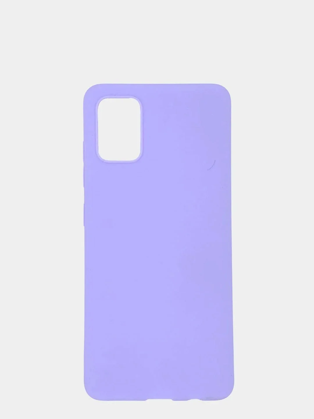 Лавандовый чехол Samsung Galaxy A51 силиконовый матовый
