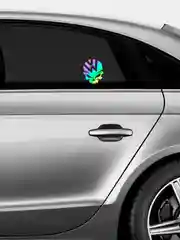 Ледяной наклейка на ноутбук volkswagen