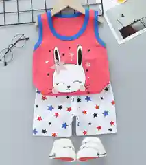 Желтый комплект майка и шорты для девочки, детский костюм спортивный летний Baby