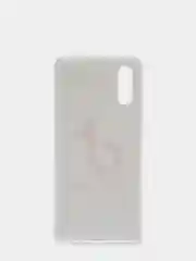 Белый чехол Samsung Galaxy A02, Самсунг Галакси А02 силиконовый, с рисунком