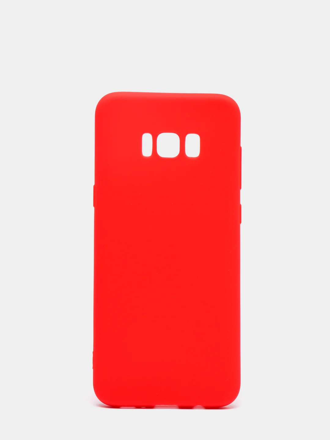 Красный силиконовый чехол Samsung Galaxy S6 edge S7 S8 Plus S9 S10 S10E S20 A51 A71 S20FE A52 A72
