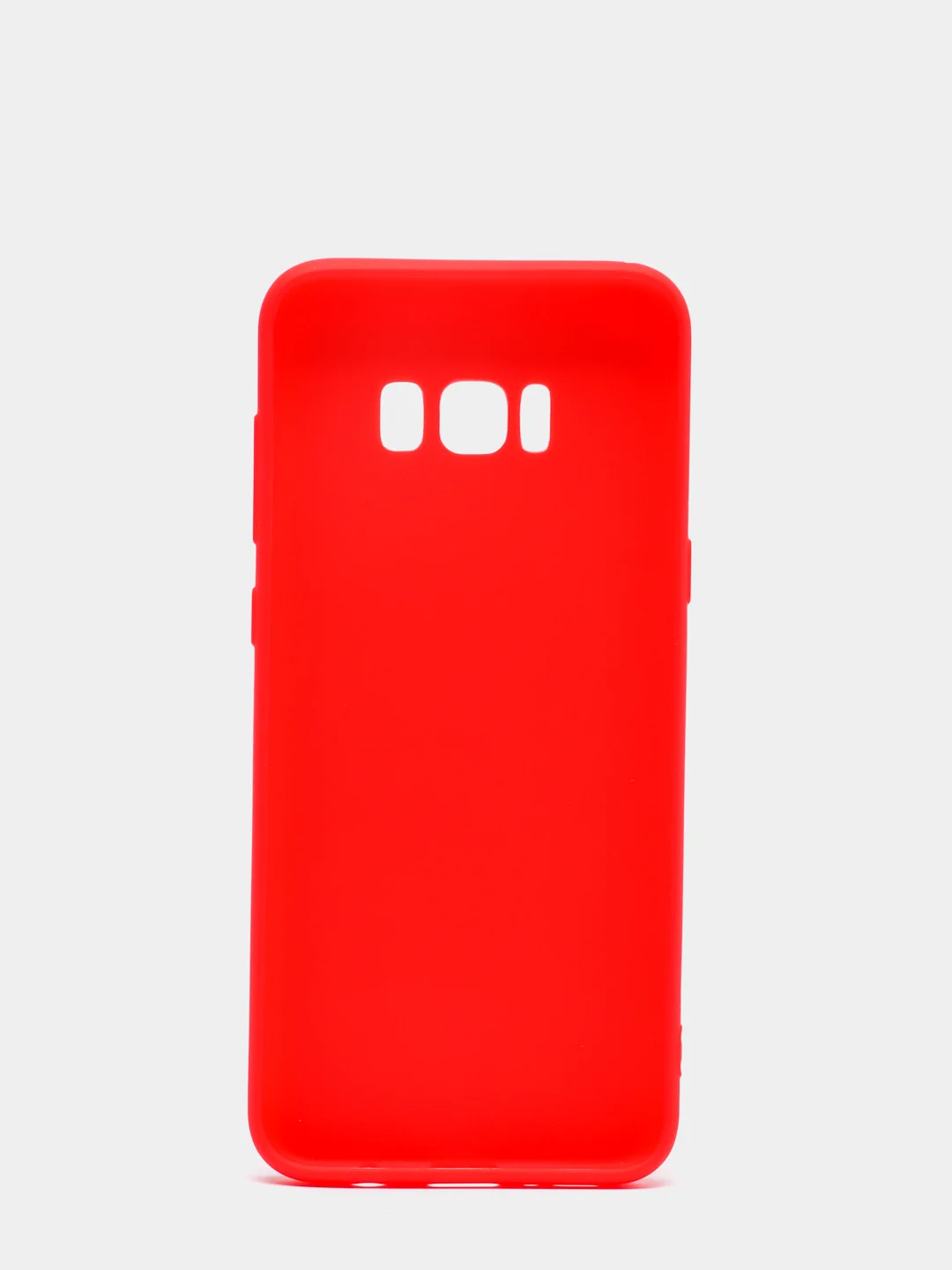 Красный силиконовый чехол Samsung Galaxy S6 edge S7 S8 Plus S9 S10 S10E S20 A51 A71 S20FE A52 A72