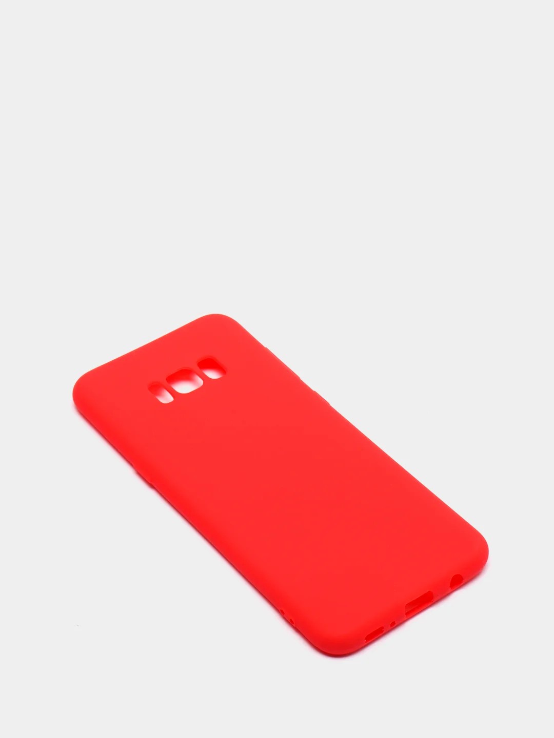 Красный силиконовый чехол Samsung Galaxy S6 edge S7 S8 Plus S9 S10 S10E S20 A51 A71 S20FE A52 A72