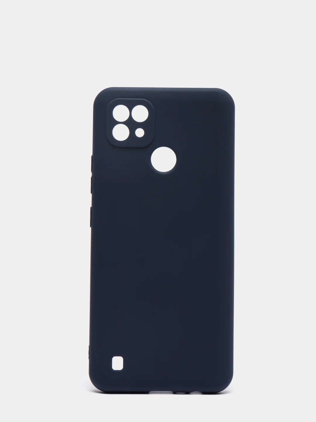 Синий чехол для Realme C21, Realme  7,  Realme  C11 / C20, матовый силиконовый