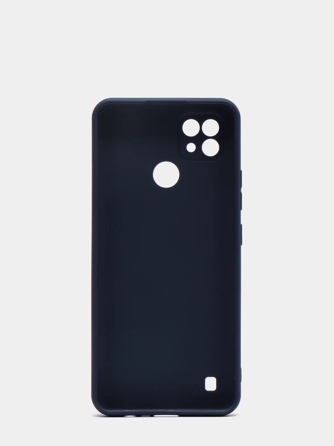 Синий чехол для Realme C21, Realme  7,  Realme  C11 / C20, матовый силиконовый
