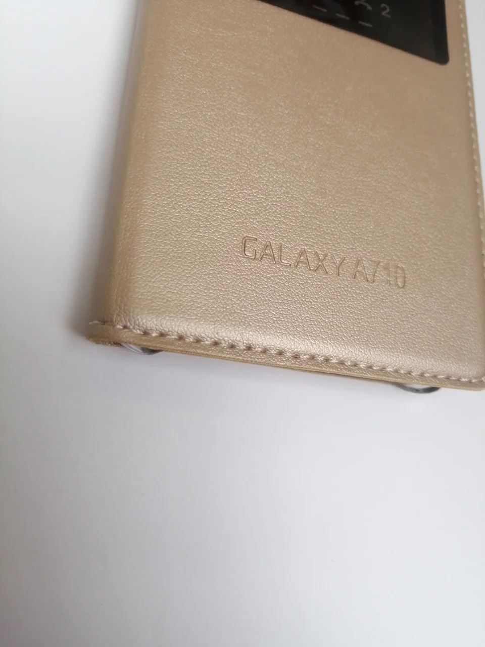 Белый чехол-книга Samsung/Самсунг А5(А500)/А3 2016(А310)/а5 2016(А510)/а7 2016(А710)g355 с окном