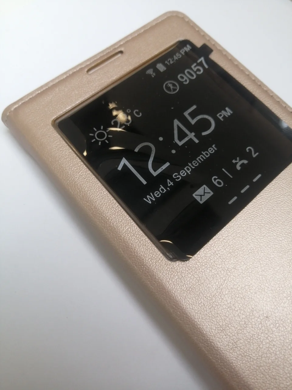 Белый чехол-книга Samsung/Самсунг А5(А500)/А3 2016(А310)/а5 2016(А510)/а7 2016(А710)g355 с окном