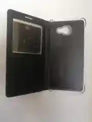 Белый чехол-книга Samsung/Самсунг А5(А500)/А3 2016(А310)/а5 2016(А510)/а7 2016(А710)g355 с окном