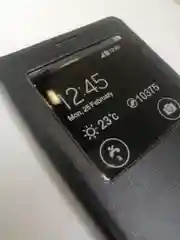Белый чехол-книга Samsung/Самсунг А5(А500)/А3 2016(А310)/а5 2016(А510)/а7 2016(А710)g355 с окном