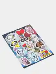 Синий стикеры "BTS", А5