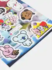 Синий стикеры "BTS", А5