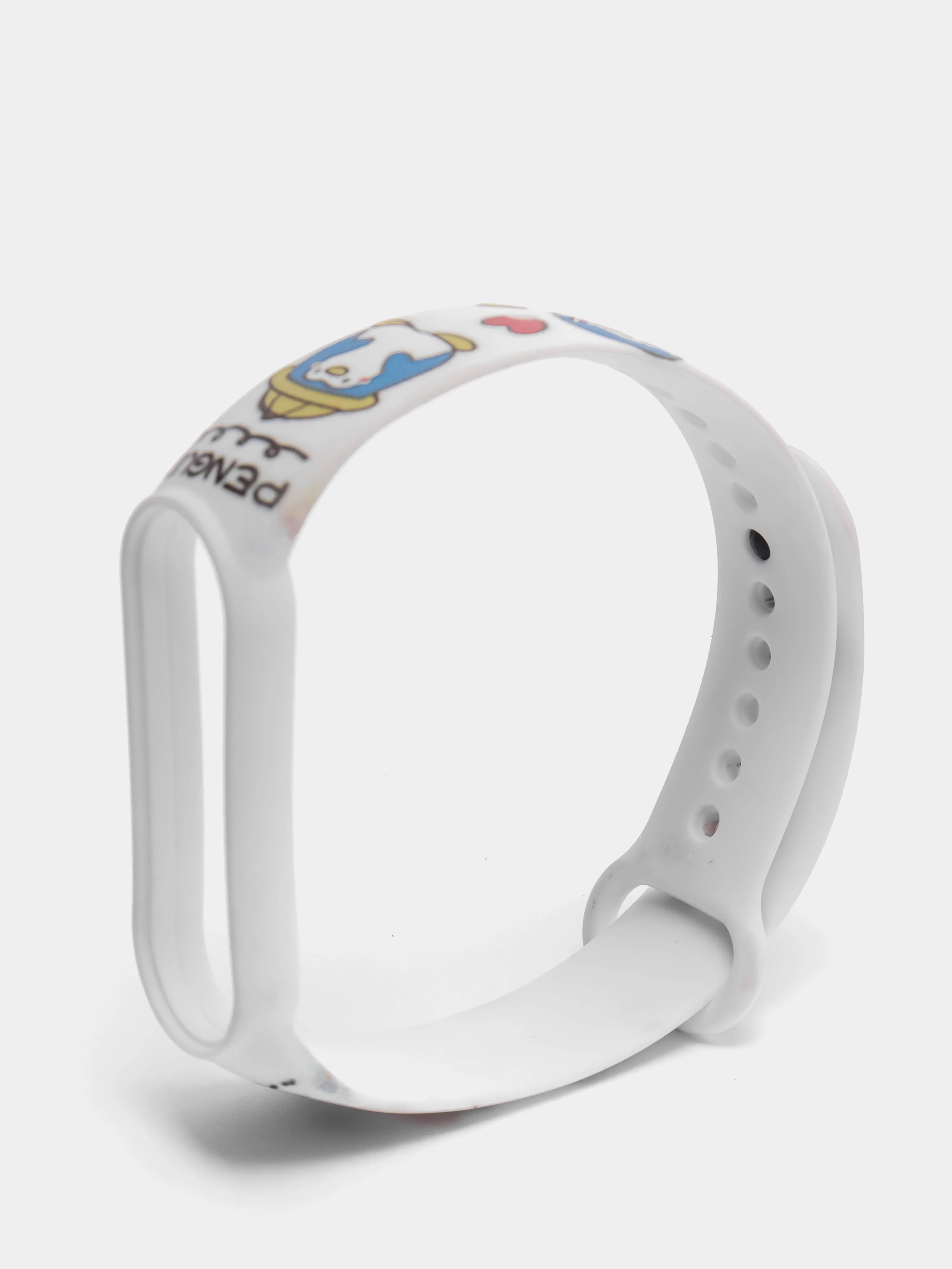 Светло-синий ремешки с рисунком для Xiaomi Mi Band
