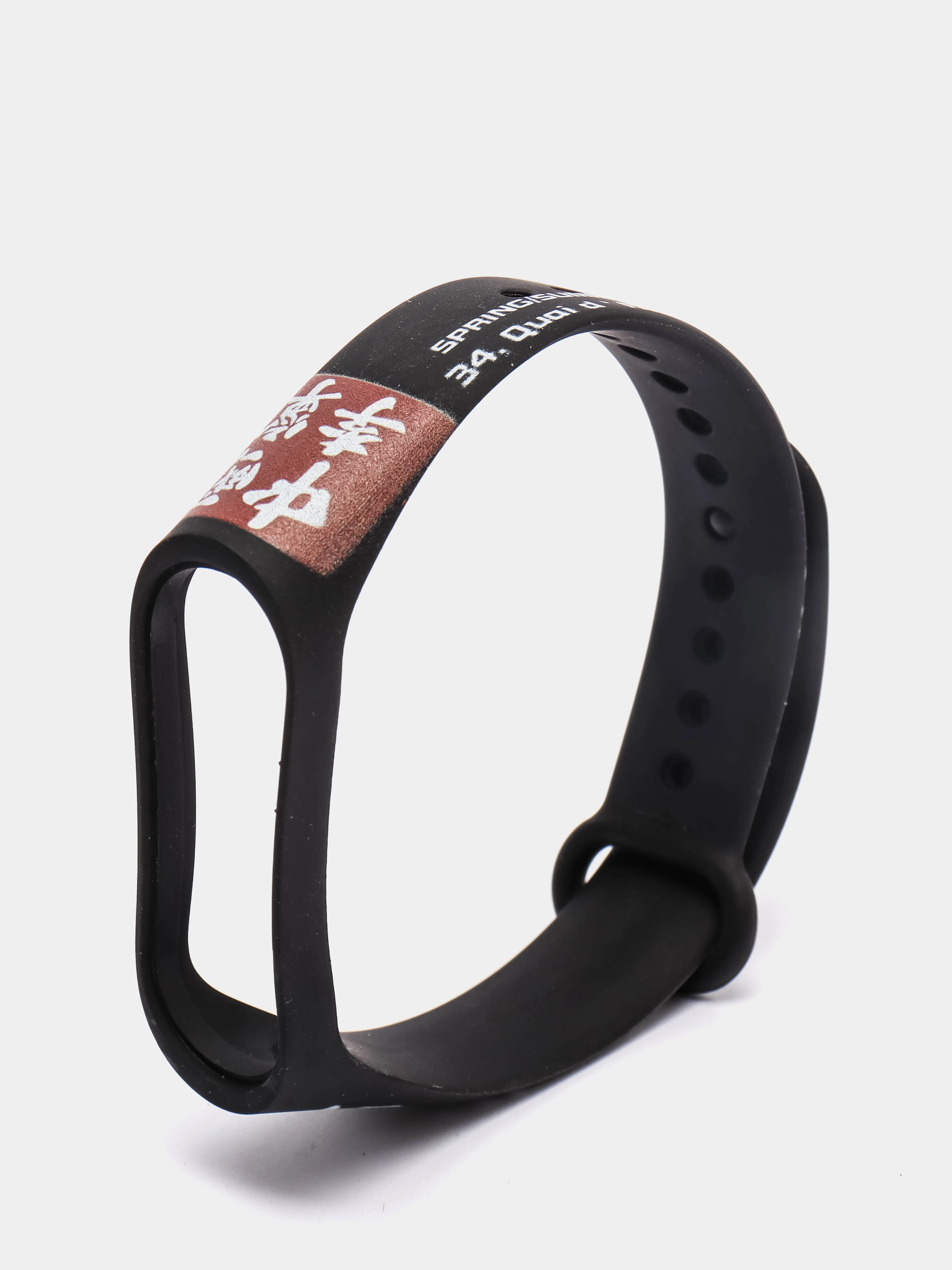 Тёмно-бордовый ремешки с рисунком для Xiaomi Mi Band
