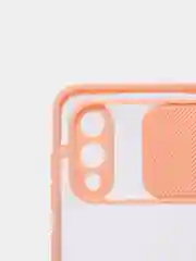 Конфетный чехол Samsung Galaxy A02, Самсунг Галакси А02 пластиковый прозрачный с защитой камеры