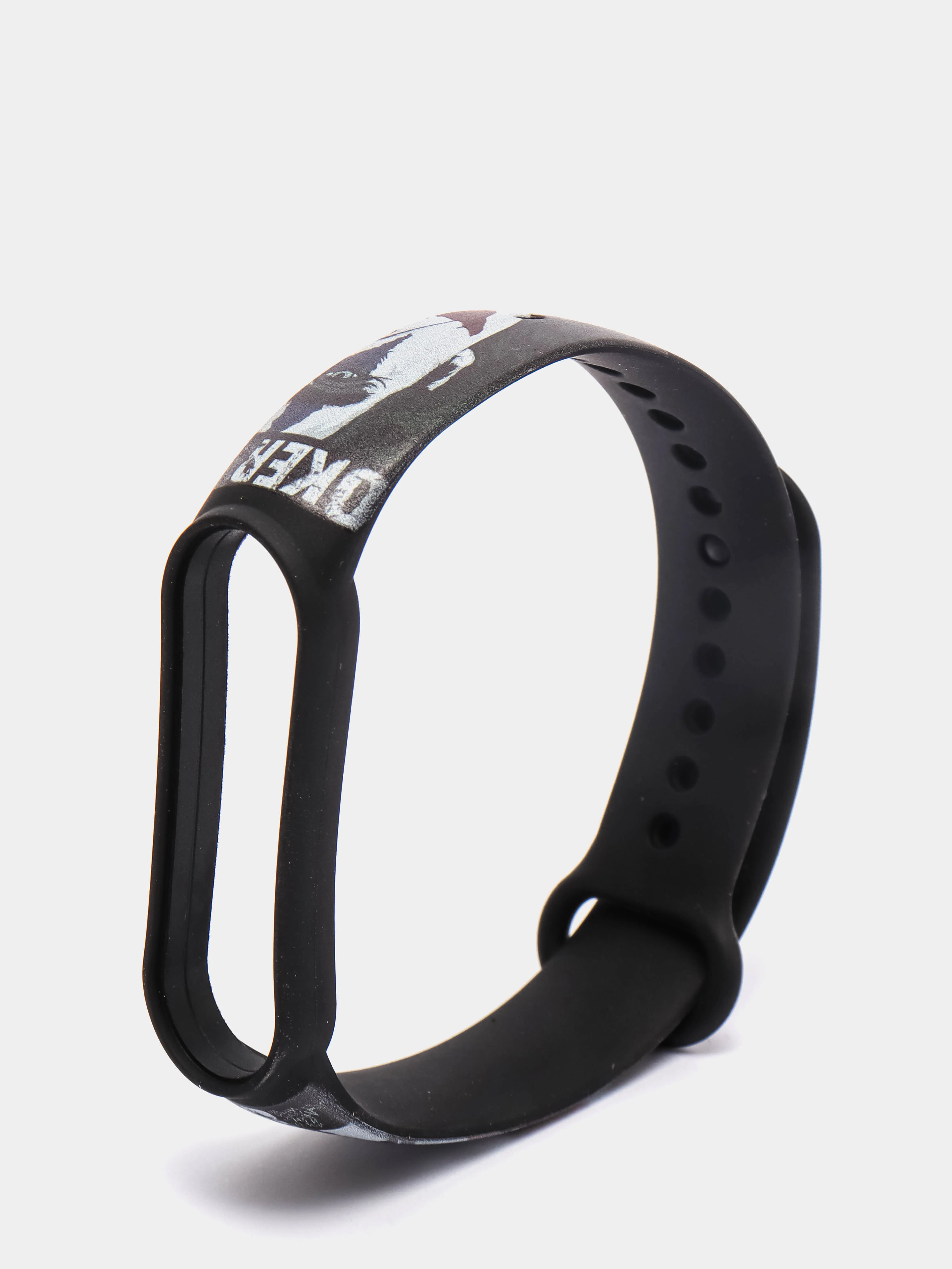 Черный ремешки с рисунком для Xiaomi Mi Band
