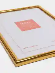 Золотой фоторамка 10х15, 15х21 А5, 21х30 А4, пластик, золотая, серебряная, RP 111-112
