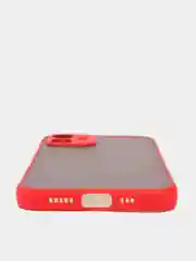 Красный чехол противоударный матовый Apple IPhone XR, 11, 12