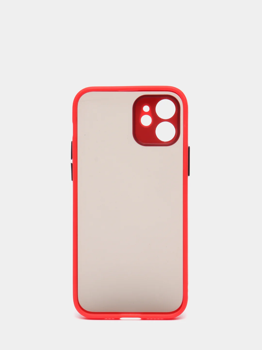 Красный чехол противоударный матовый Apple IPhone XR, 11, 12