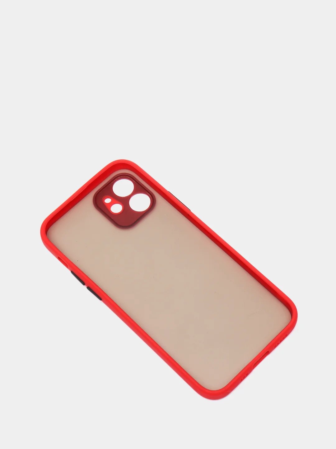 Красный чехол противоударный матовый Apple IPhone XR, 11, 12
