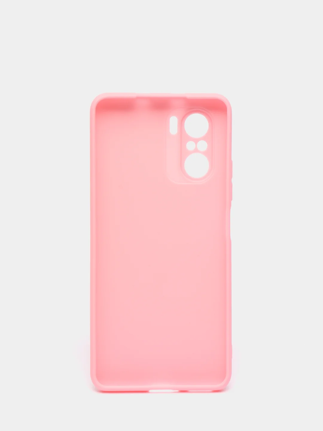 Розовый чехол для Xiaomi Poco F3 / Xiaomi Redmi K40 Pro силиконовый матовый