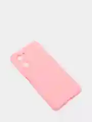 Розовый чехол для Xiaomi Poco F3 / Xiaomi Redmi K40 Pro силиконовый матовый