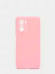 Розовый чехол для Xiaomi Poco F3 / Xiaomi Redmi K40 Pro силиконовый матовый