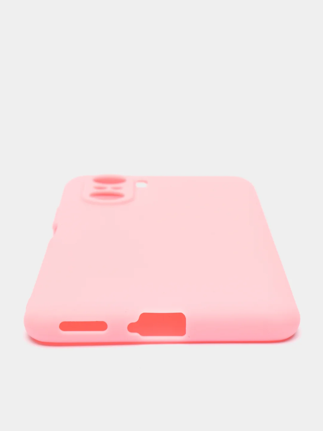 Розовый чехол для Xiaomi Poco F3 / Xiaomi Redmi K40 Pro силиконовый матовый