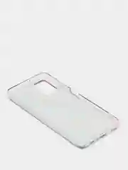 Лазурный чехол Samsung Galaxy A03s, Самсунг Галакси А03с силиконовый с мраморным рисунком