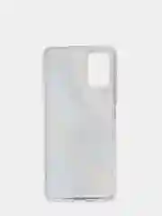 Лазурный чехол Samsung Galaxy A03s, Самсунг Галакси А03с силиконовый с мраморным рисунком