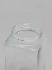 Банка стеклянная для сыпучих продуктов с металлической крышкой "Призма", 1 л, 9 х 18,5 см
