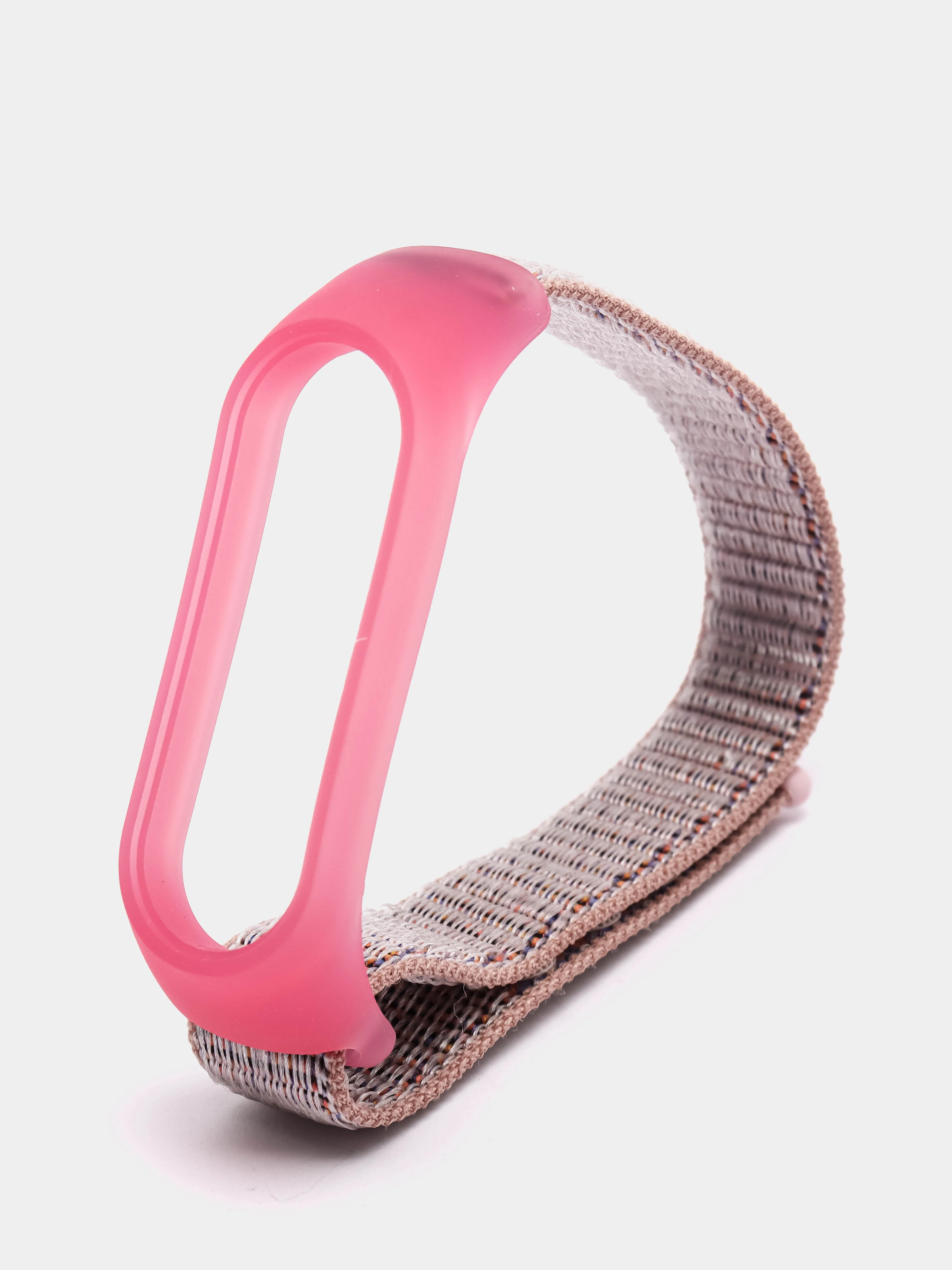 Розовый ремешок нейлоновый для фитнес-браслетов Xiaomi Mi Band 5 / 6