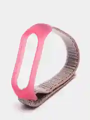 Розовый ремешок нейлоновый для фитнес-браслетов Xiaomi Mi Band 5 / 6
