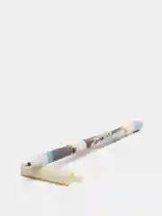 Серый ручка гелевая, с персонажами из мультфильма
