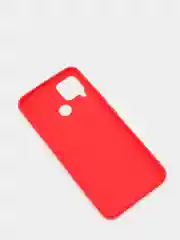 Красный чехол для Realme C15, C25, C25S (Реалми С25 / С25С), силиконовый, цветной, матовый