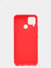 Красный чехол для Realme C15, C25, C25S (Реалми С25 / С25С), силиконовый, цветной, матовый