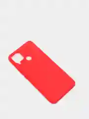 Красный чехол для Realme C15, C25, C25S (Реалми С25 / С25С), силиконовый, цветной, матовый